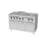 Cocina a gas 6 fuegos y horno eléctrico 600 basic