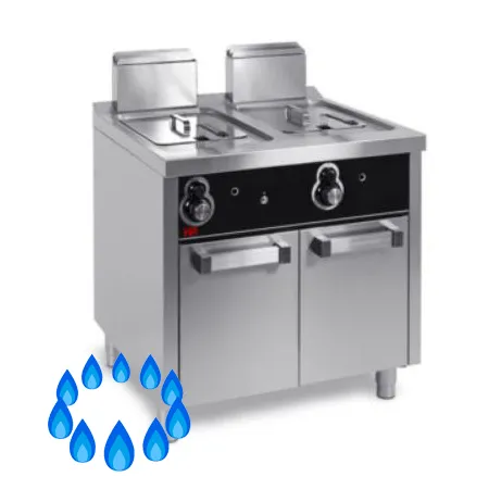 Freidora industrial a Gas 12+12 Litros serie 750