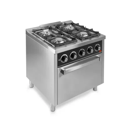 Cocina a gas 4 fuegos con horno serie 750