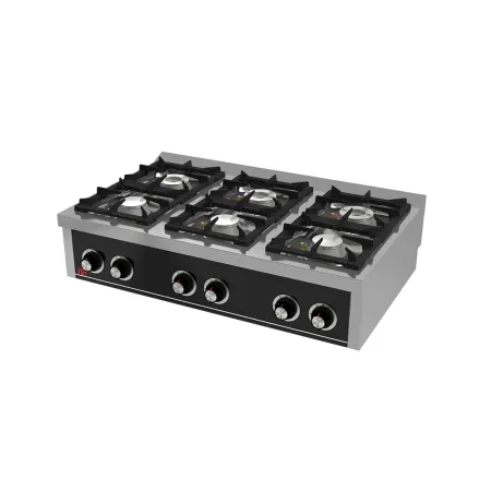 Cocina a gas 6 fuegos serie 750