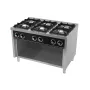 Cocina a gas 6 fuegos con base serie 750