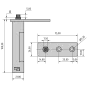 Bisagra nevera DP130 (infrico)