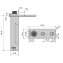 Bisagra nevera DP120 (infrico)