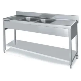 Fregadero industrial 2200x700