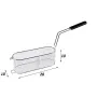 Cesta freidora Berto's 280 x 100 x 100 mm