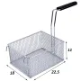 Cesta freidora Elettrobar 225 x 180 x 110 mm