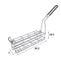 Cesta freidora Franke 345 x 70 x 105 mm