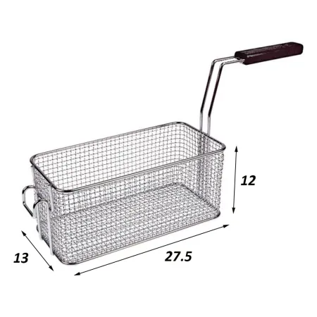 Cesta freidora Giga 275 x 130 x 120 mm