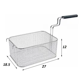 Cesta freidora Zanussi 270 x 185 x 120 mm
