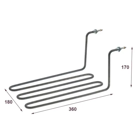 Resistencia freidora Lotus 3400W