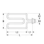 Resistencia hornol Ego 2000W