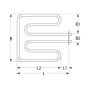 Resistencia horno Mareno 1200W