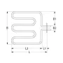 Resistencia horno Bertos 1500W