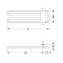 Resistencia horno electrolux 1500W/2