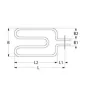 Resistencia hornol Unox 122 W kit