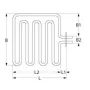 Resistencia horno Angelo Po 2700W/1