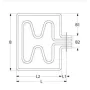 Resistencia horno Candy 1500W