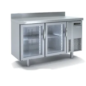Mesa refrigerada o congelación Snack cristal