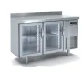 Mesa refrigerada o congelación Snack cristal