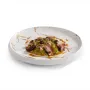 Plato plano melamina golden