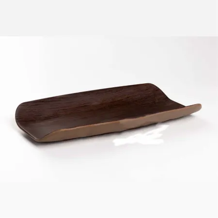 Bandeja rectangular natural