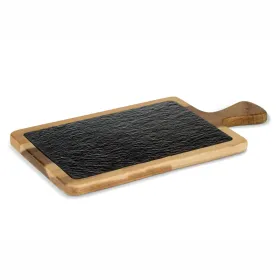 Pizarra y acacia con mango madera