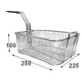 Cesta freidora Fagor 255 x 220 x 100 mm