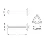 Resistencia horno Electrolux, Zanussi 17000W