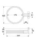 Resistencia horno Electrolux, Zanussi 2500W