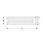 Resistencia horno Electrolux, Juno, Zanussi  6000W 400v