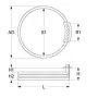 Resistencia horno Electrolux, Juno  3000W