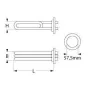 Resistencia Electrolux, Zanussi 6900/7500W 