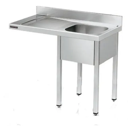 Fregadero de 1200x550 mm con espacio lavavajillas