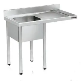 Fregadero de 1200x550 mm con espacio lavavajillas