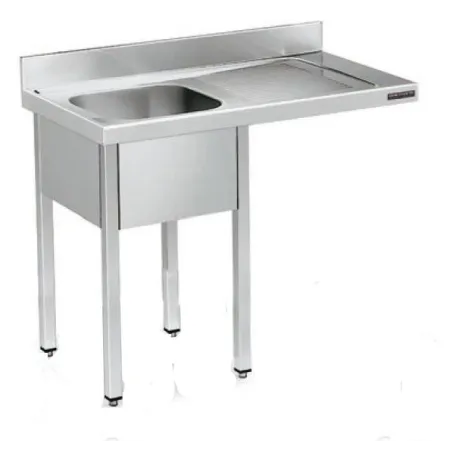 Fregadero de 1200x550 mm con espacio lavavajillas