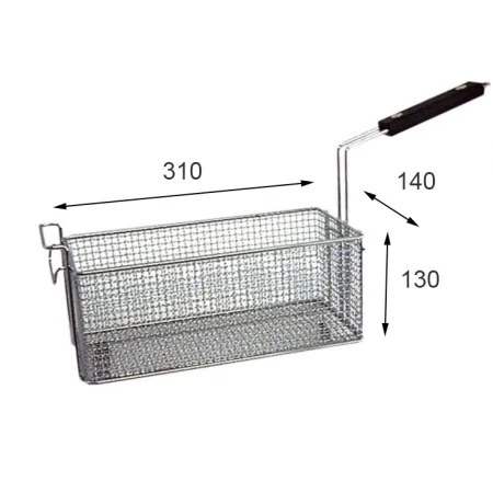 Cesta freidora Lincar 240 x 120 x 88 mm