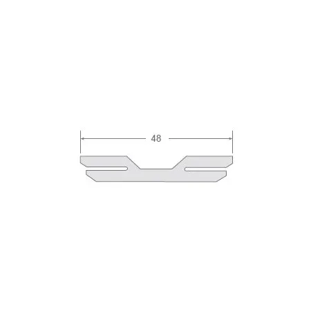Perfil de PVC 121 para uniones 