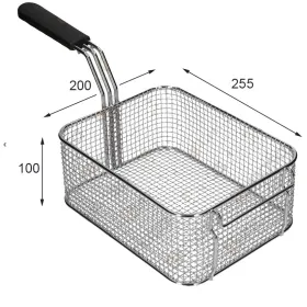 Cesta freidora Berto's 255 x 200 x 100 mm