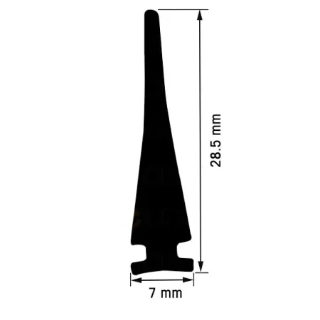 Goma para camara 1 alveolo con tensor bajo puerta