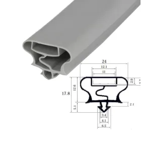 Burlete UR-763  (2.5 mts)