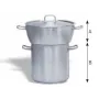Conjunto cuscusera bombeado con tapa