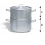 Conjunto vaporera con tapa