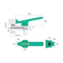 Maneta interior pintada para G-2250/2225