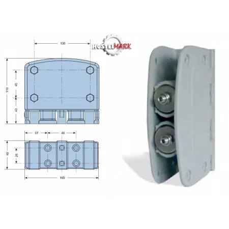 Bisagras para obrador PL-4651