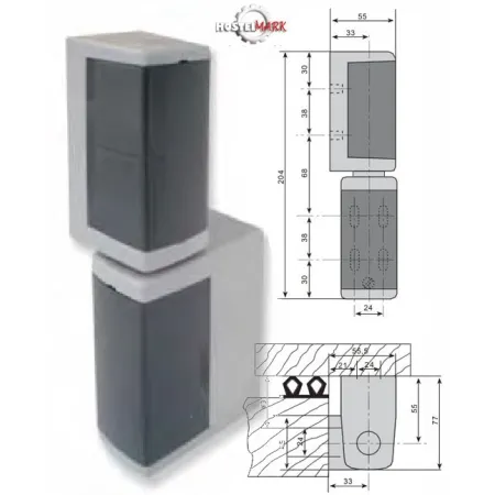 Bisagra para camaras G-980