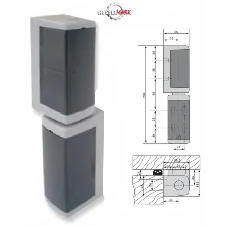 Bisagra para camaras G-982