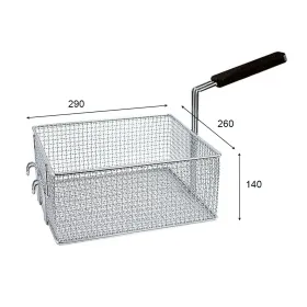 Cesta freidora Modular 290 x 260 x 140 mm