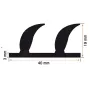 Burlete 40x19mm Perfil Caucho Esponjoso (1m)