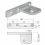 Soporte SP100 de pivot para bisagras Infrico