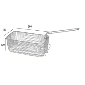 Cesta freidora Fri-Fri 260 x 130 x 100 mm